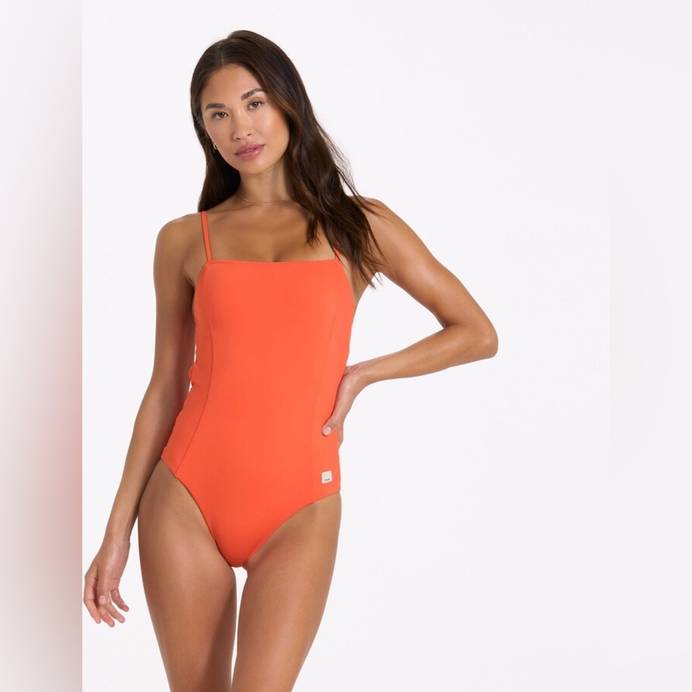 Vuori Women's Orange One Piece Swimsuit